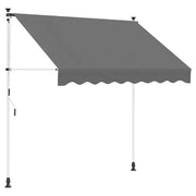 Ručno sklopiva tenda Svjetlosiva 150 cm