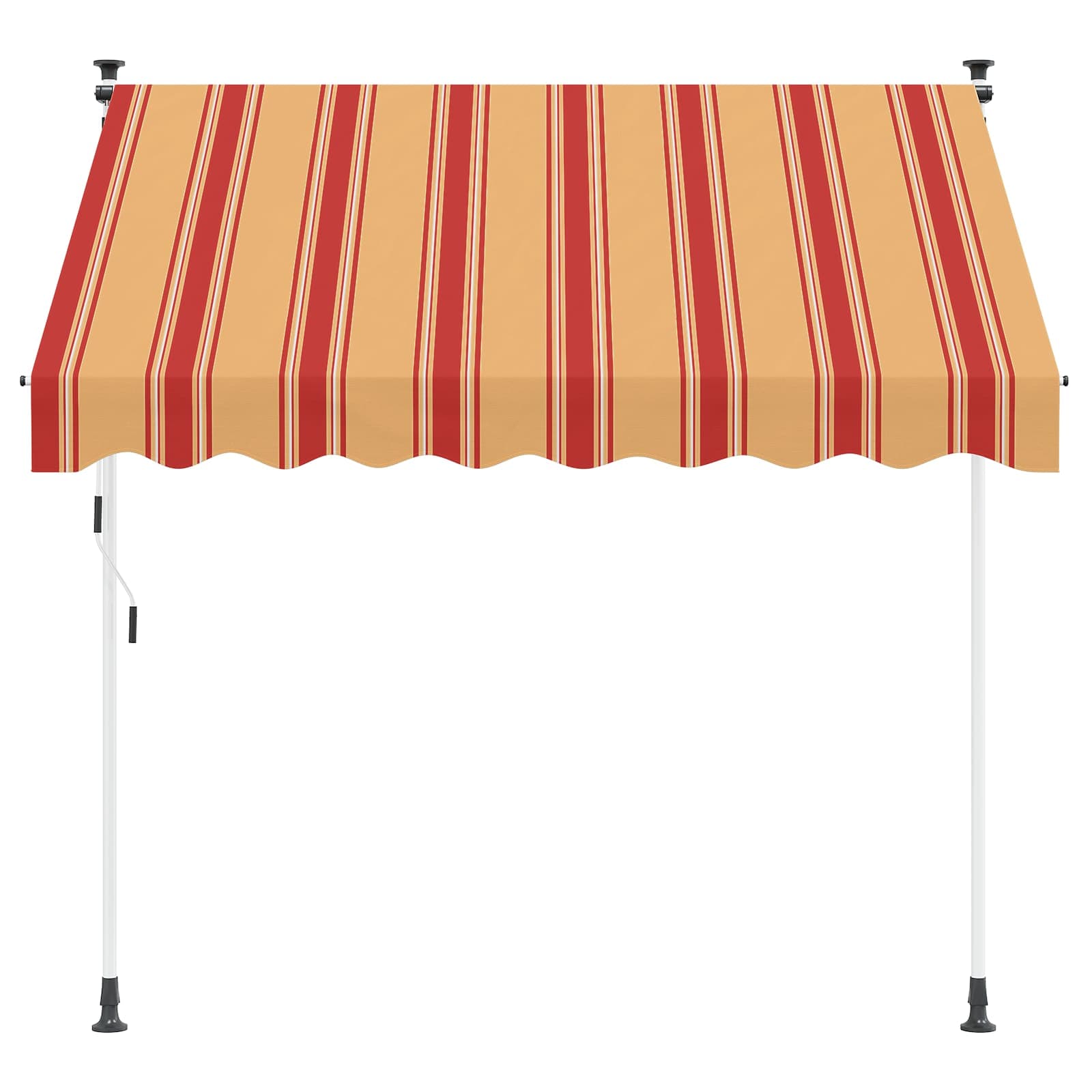 Ručno sklopiva tenda Svjetlosiva 400 cm