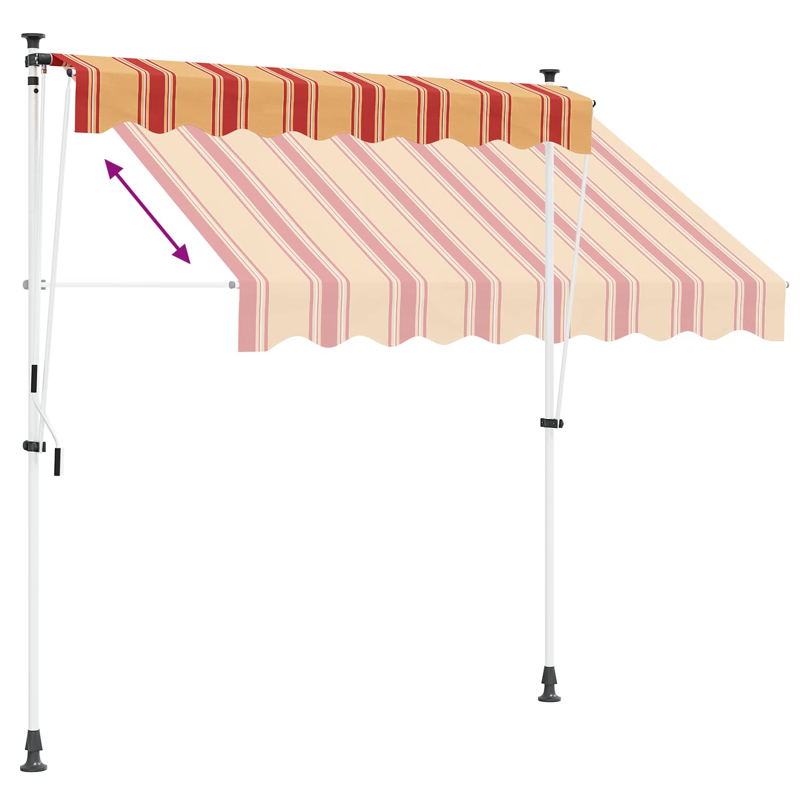 Ručno sklopiva tenda Šareni 200 x 115 x 300 cm