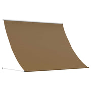 Nadstrešnica Bež 350 x 150 cm 180 g / m² poliester s PU premazom