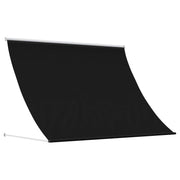 Nadstrešnica Crna 100 x 150 cm 180 g / m² poliester s PU premazom