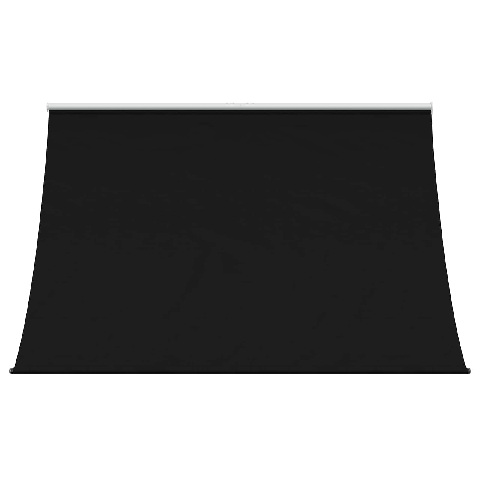 Nadstrešnica Crna 100 x 150 cm 180 g / m² poliester s PU premazom