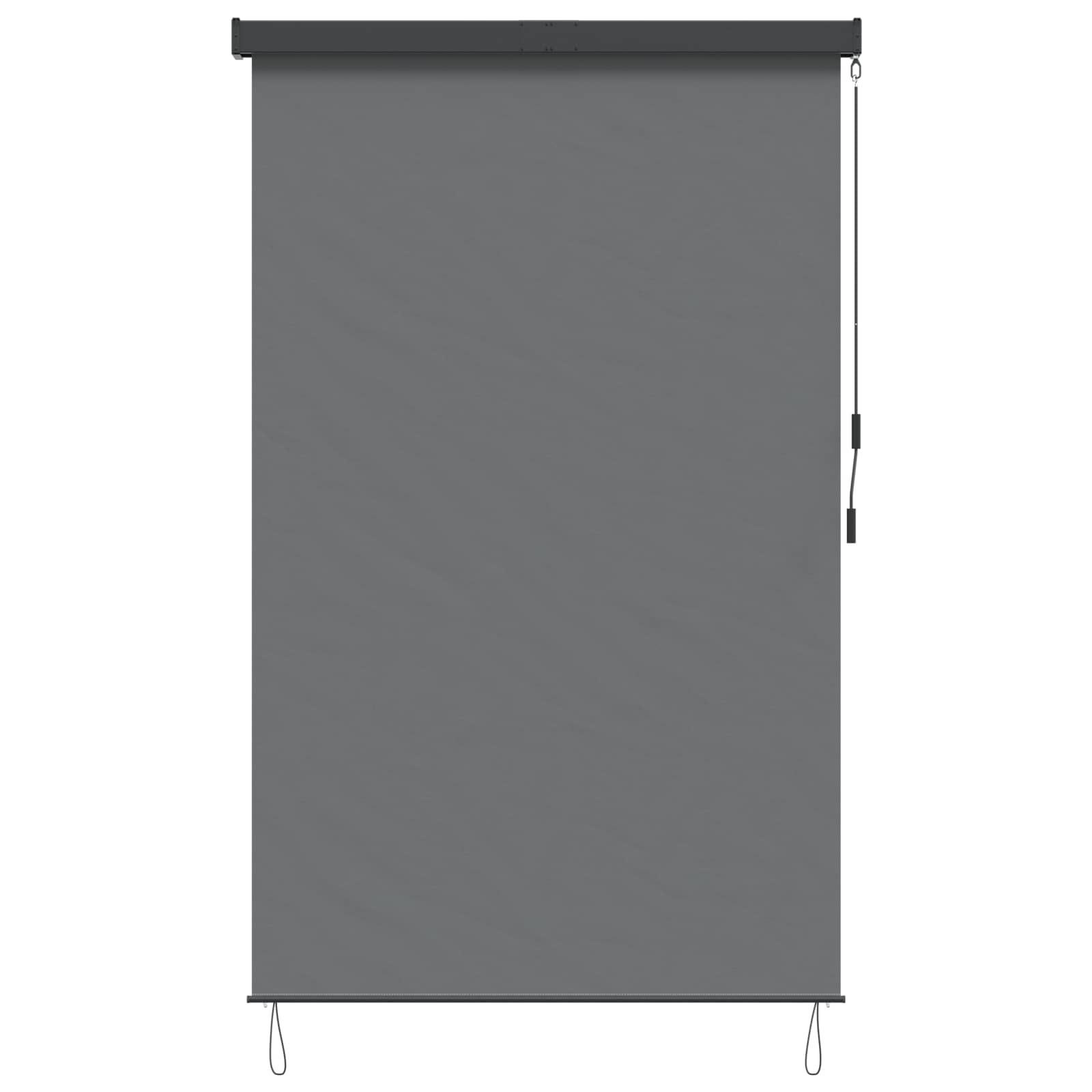 Rolo zavjesa Svjetlosiva 100 x 250 cm Tkanina i aluminij