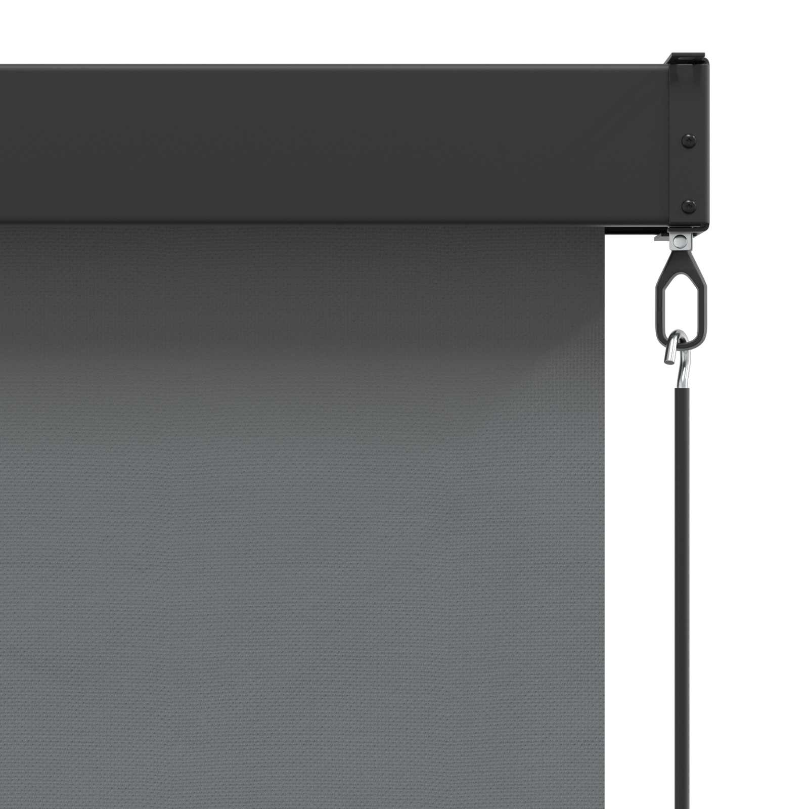 Rolo zavjesa Svjetlosiva 140 x 250 cm Tkanina i aluminij