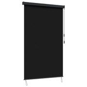 Rolo zavjesa Crna 180 x 250 cm Tkanina i aluminij