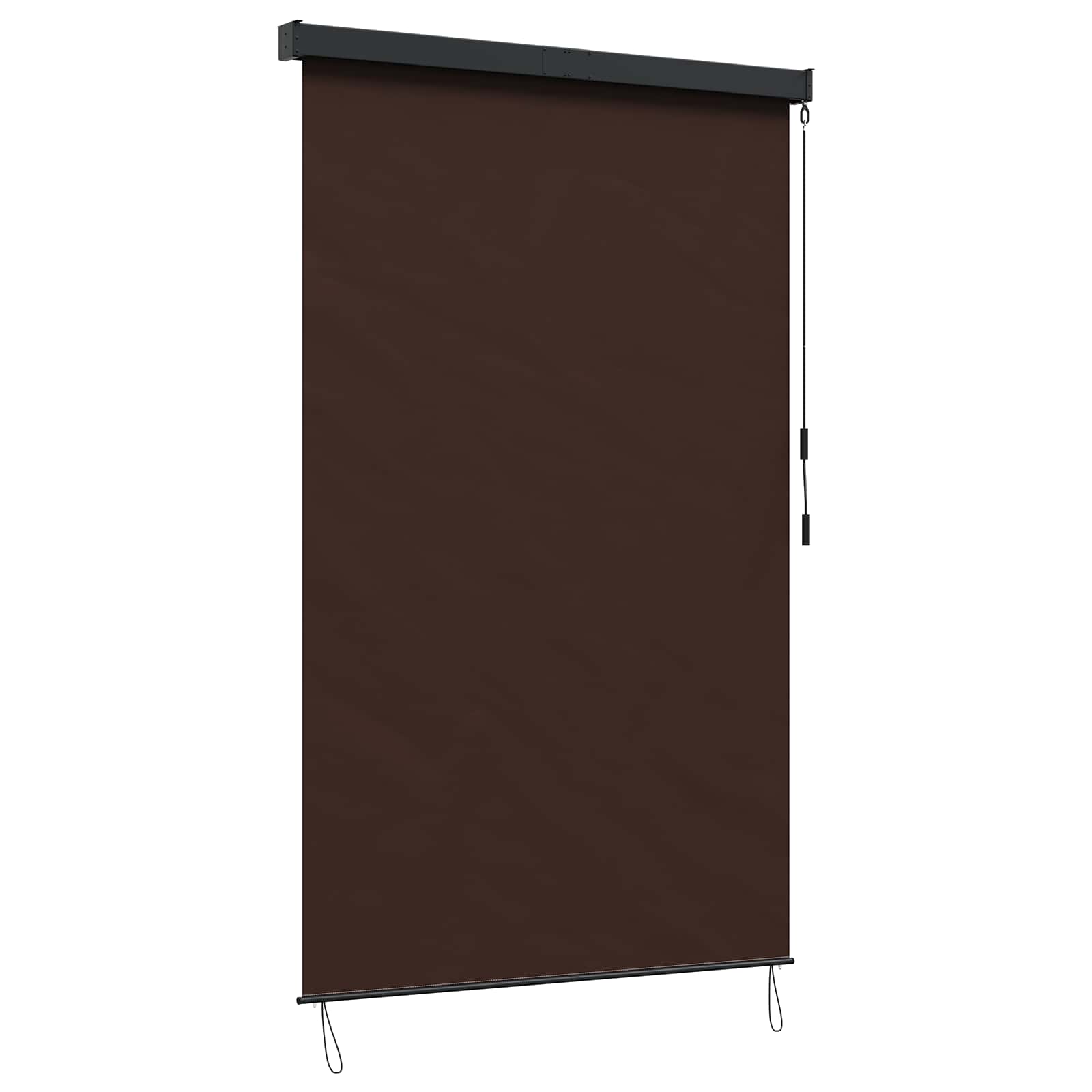 Rolo zavjesa Smeđa 180 x 250 cm Tkanina i aluminij