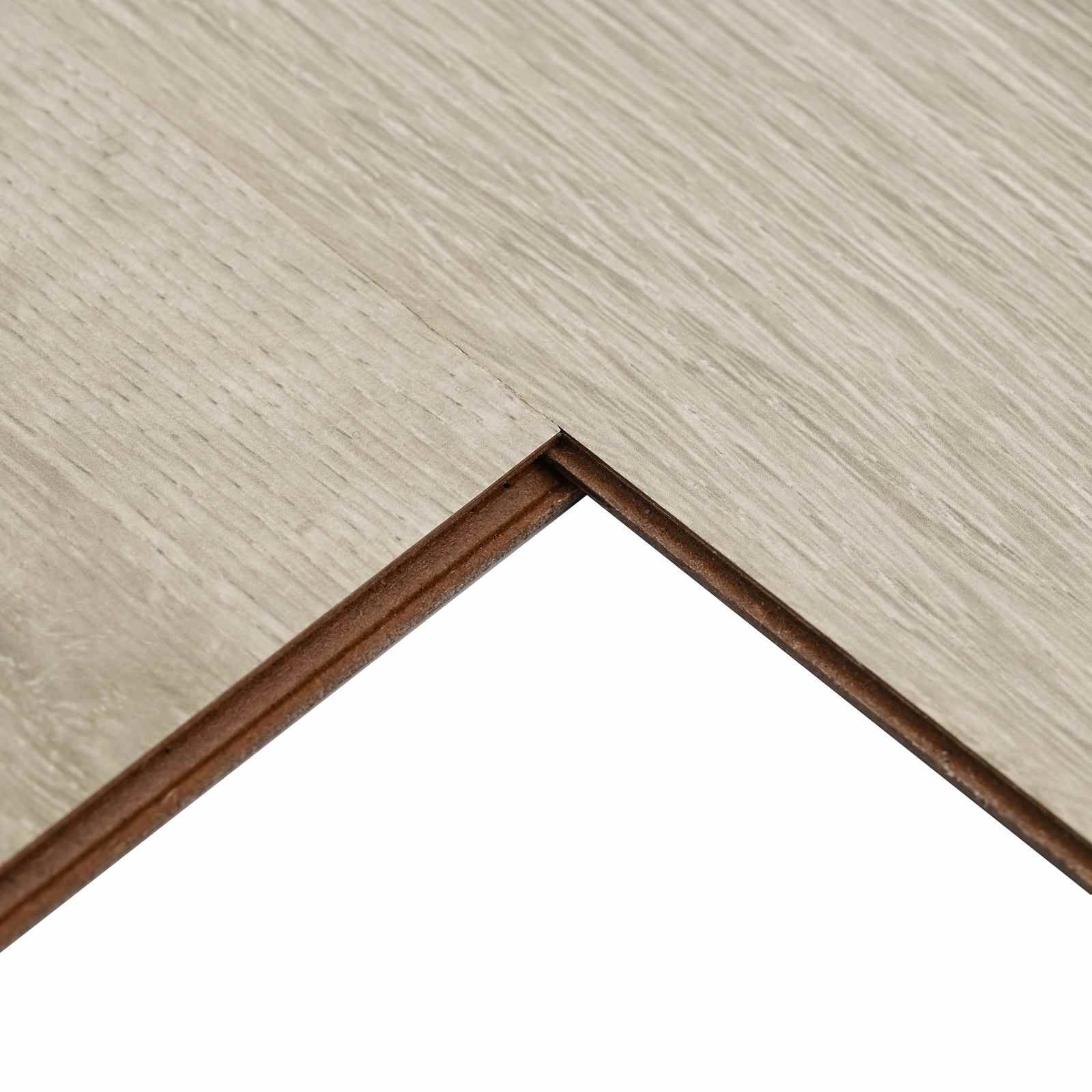 Laminatna podnica 5 pcs Bjeljeni smeđi 101 x 20 x 0,8 cm