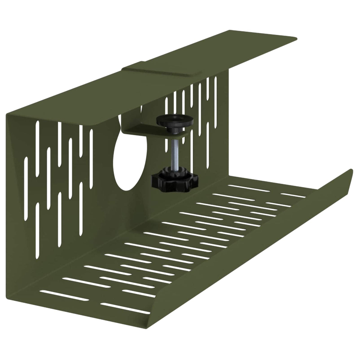 Pohranite kablove ispod stola 2 kom. Maslinastozelena Maslinasta 35 x 12 x 13 cm