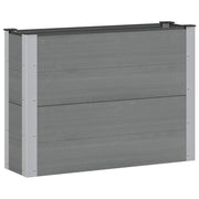 Povišena vrtna gredica Siva 100 x 30 x 72 cm