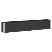 Povišena vrtna gredica Crna 200 x 30 x 36 cm