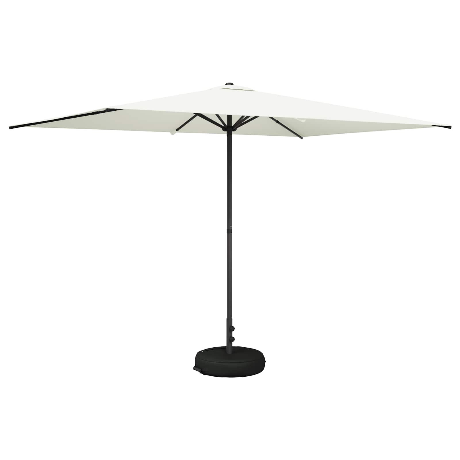 Vrtni Parasol s Podnožjem 200 x 300 cm Poliester Pravokutni