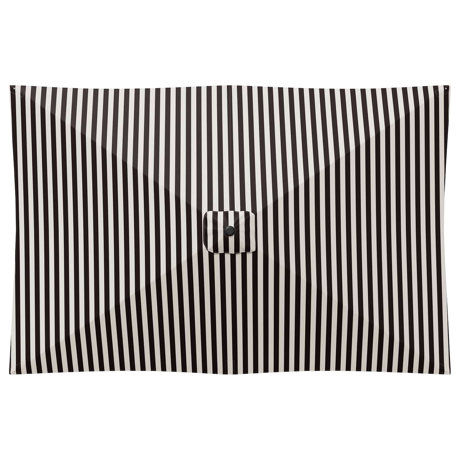 Vrtni Parasol s Podnožjem 200 x 300 cm Poliester Pravokutni