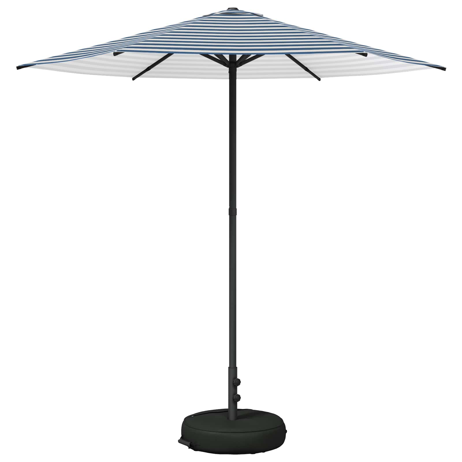 Vrtni Parasol s Podnožjem 230 x 230 cm Poliester Pravokutni