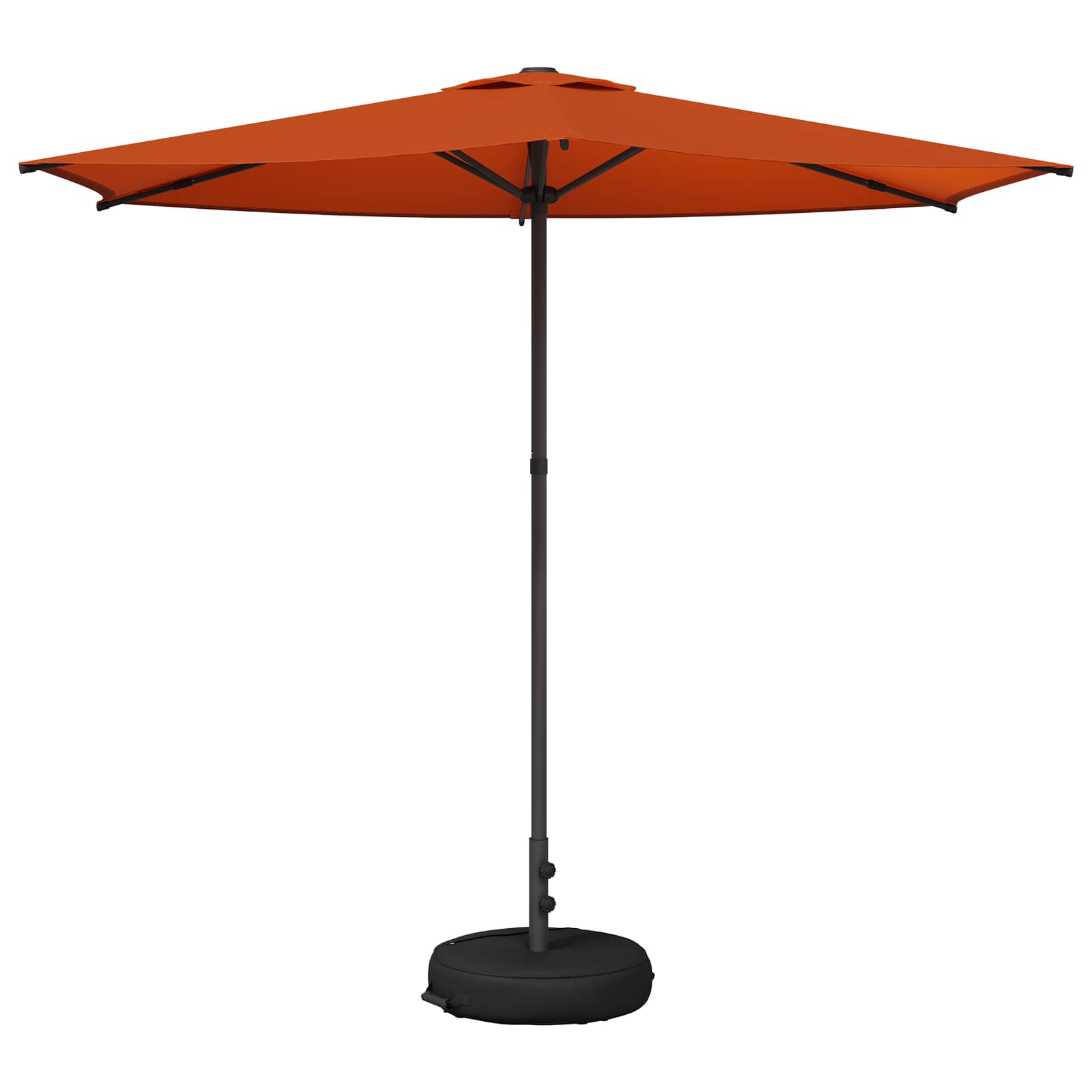 Vrtni Parasol s Podnožjem 270 x 270 cm Poliester Pravokutni