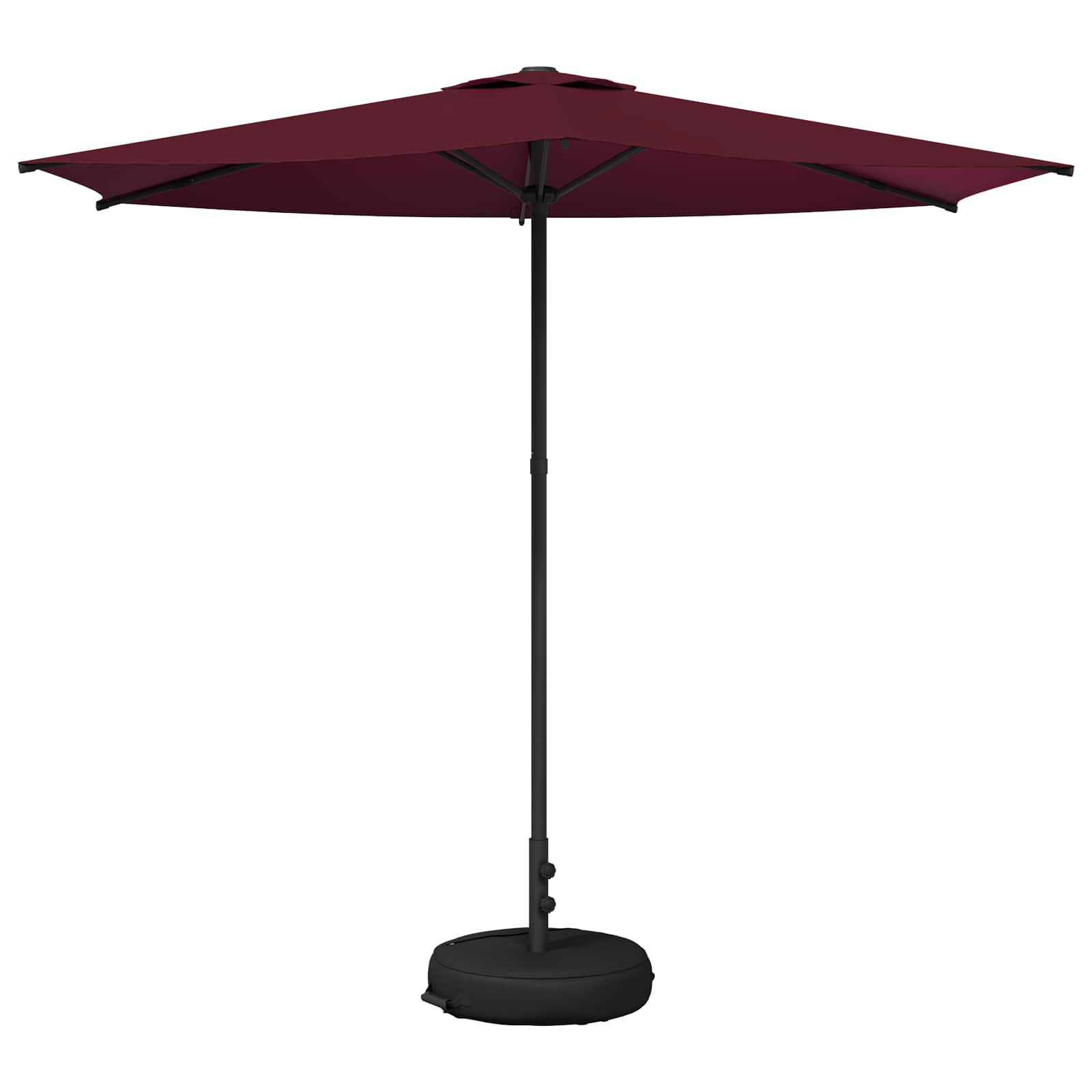 Vrtni Parasol s Podnožjem 270 x 270 cm Poliester Pravokutni
