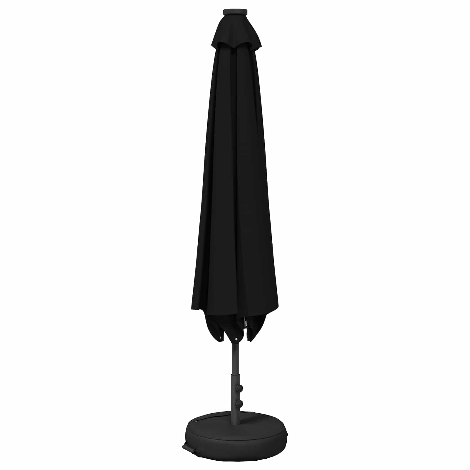 Suncobran za vrt s LED svjetlima i postoljem 230 x 230 cm