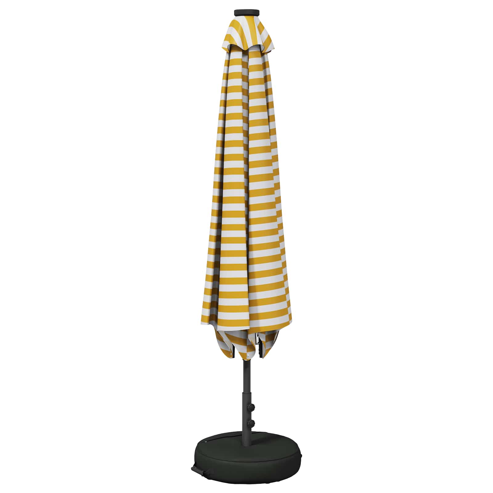 Suncobran za vrt s LED svjetlima i postoljem 230 x 230 cm