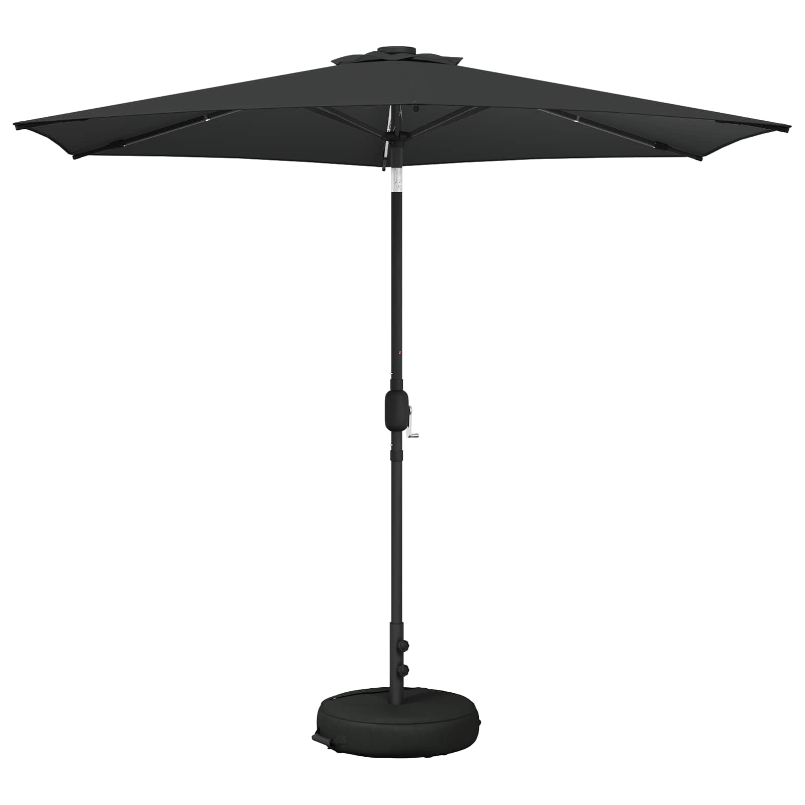 Suncobran za vrt s LED svjetlima i postoljem 270 x 270 cm
