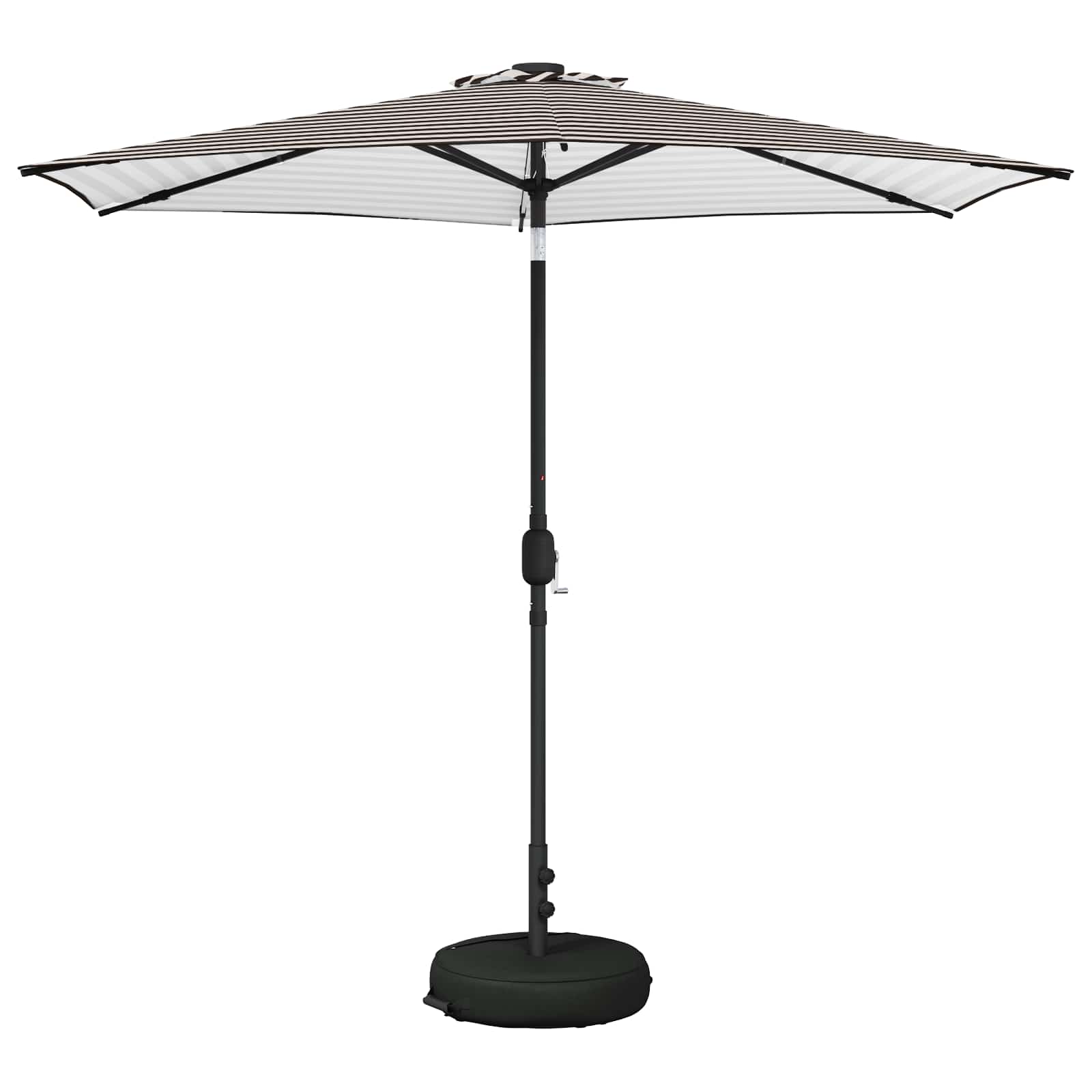 Suncobran za vrt s LED svjetlima i postoljem 270 x 270 cm