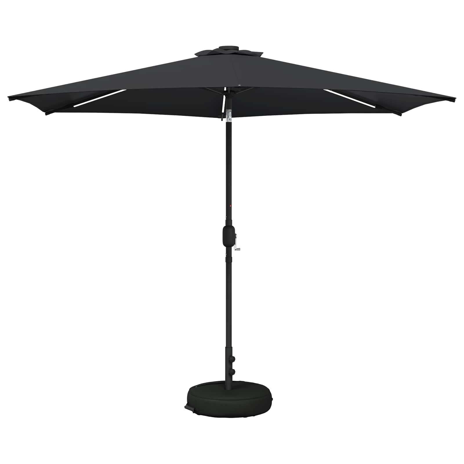 Suncobran za vrt s LED svjetlima i postoljem 300 x 300 cm