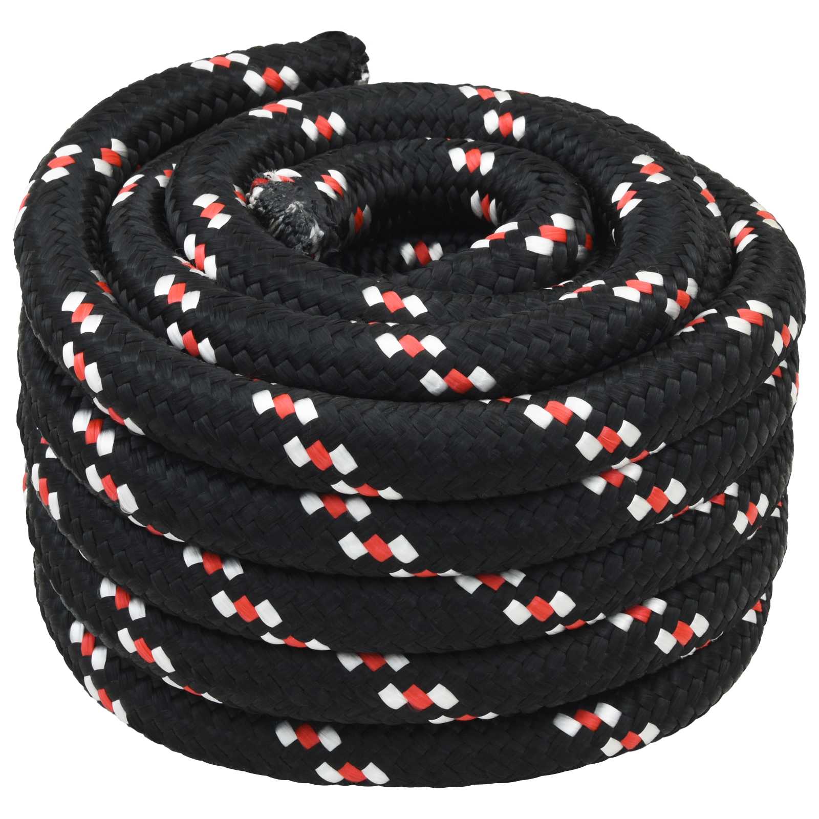 Konopac za čamce 25 m 4 Crna i crvena PP