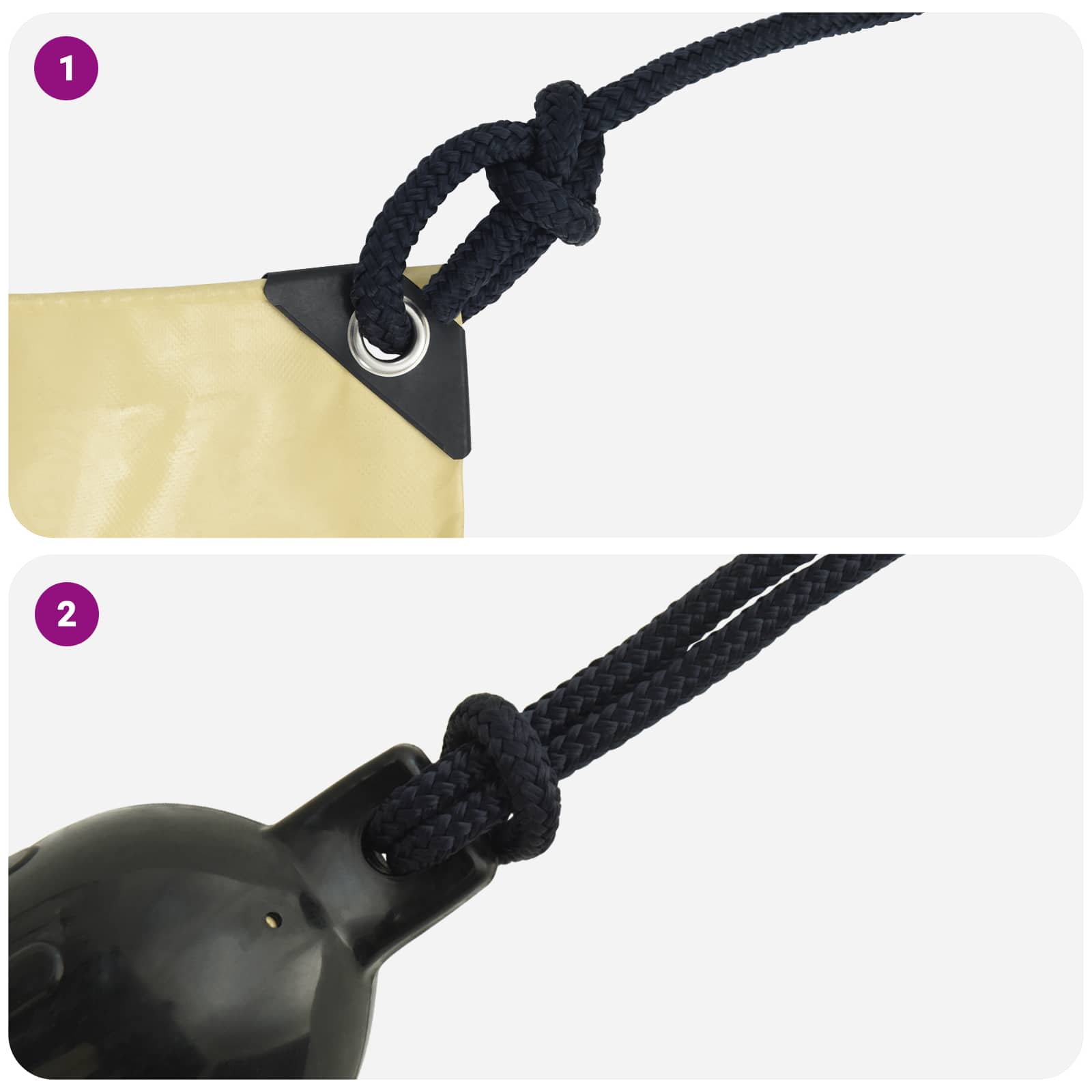 Konopac za čamce 6 m 1 Kraljevsko plava Poliester