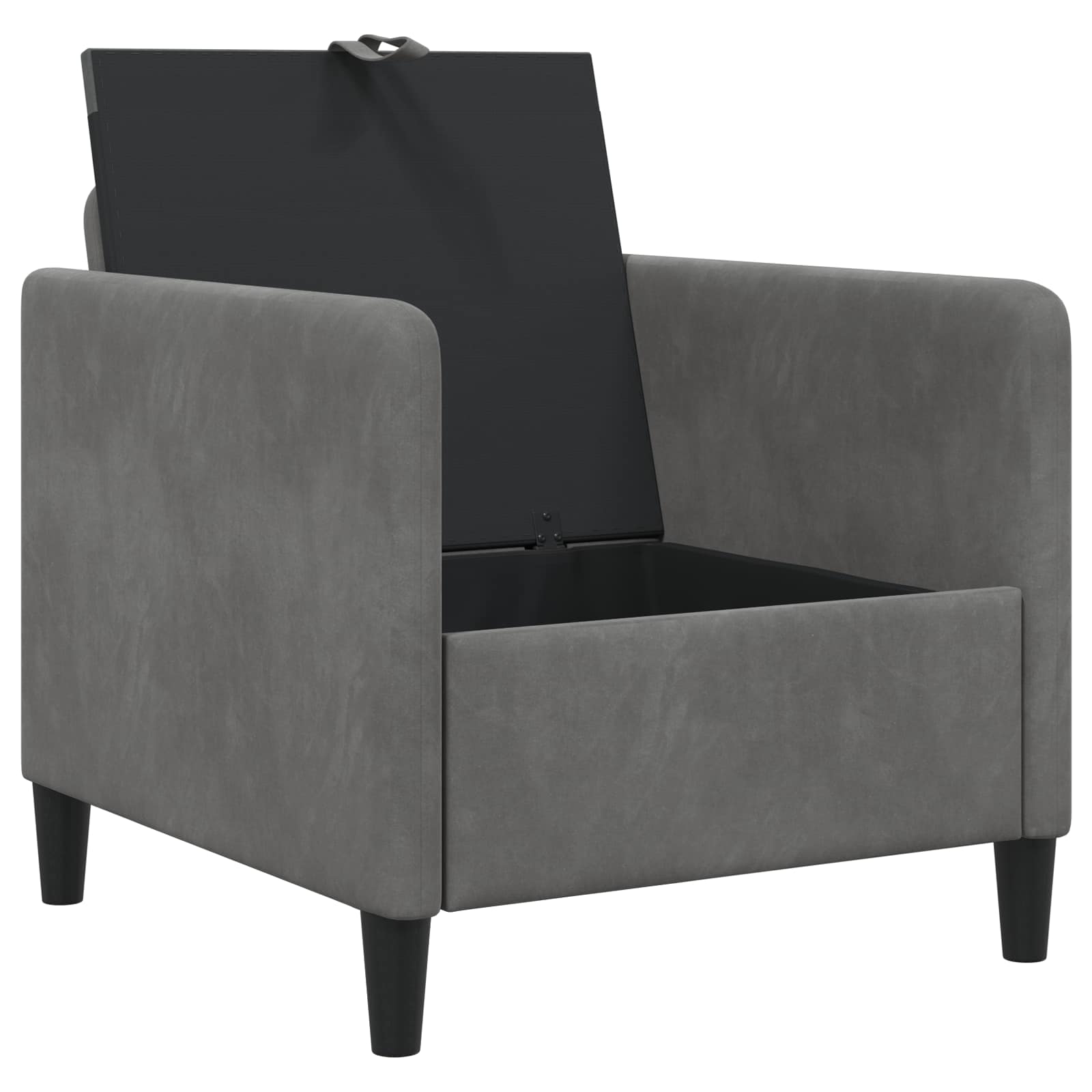 Sofa s pohranom Tamnosiva 72 x 78 x 87 cm Poliester