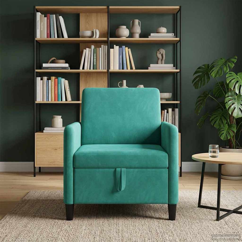 Sofa s pohranom Tirkizna 72 x 78 x 87 cm Poliester