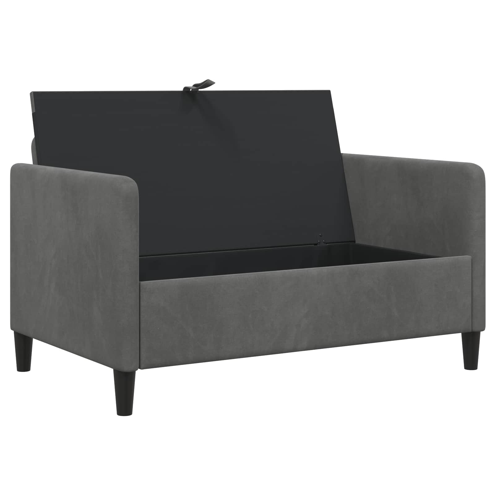 Sofa s pohranom Tamnosiva 122 x 78 x 87 cm Poliester
