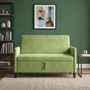 Sofa s pohranom Svijetlo zelena 122 x 78 x 87 cm Poliester