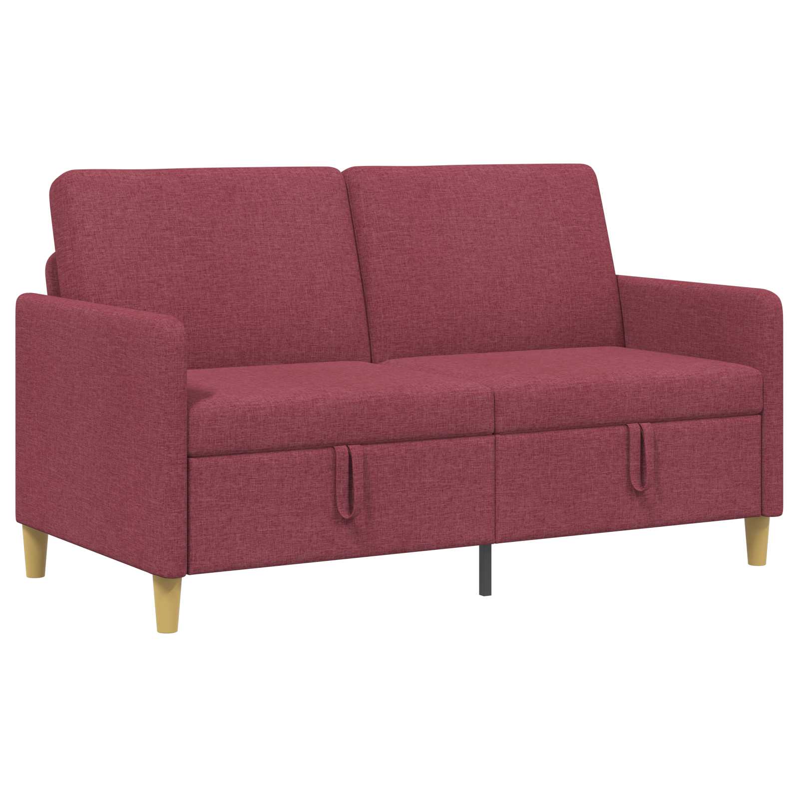 Sofa s pohranom Vinska crvena 152 x 78 x 87 cm Poliester