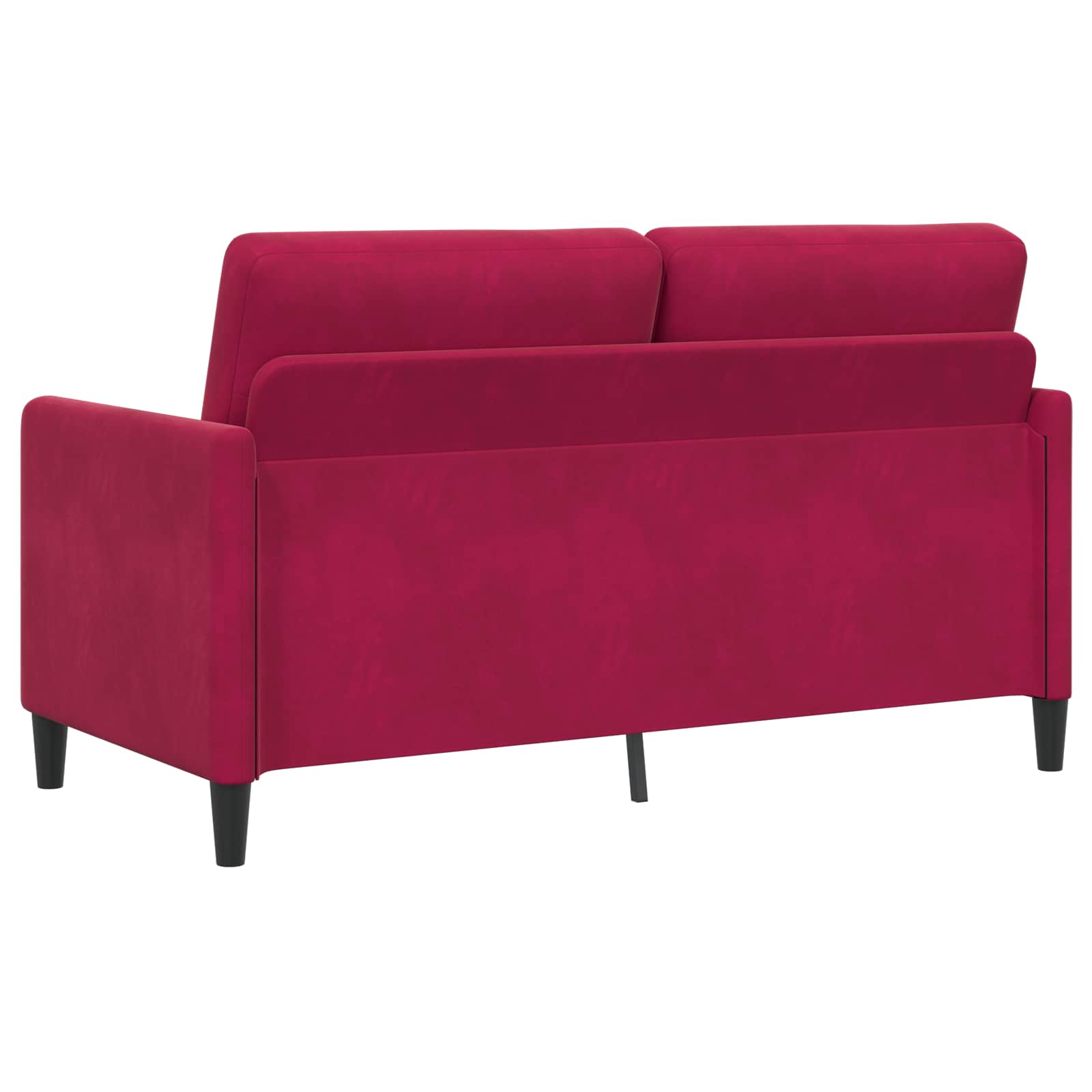 Sofa s pohranom Vinska crvena 152 x 78 x 87 cm Poliester