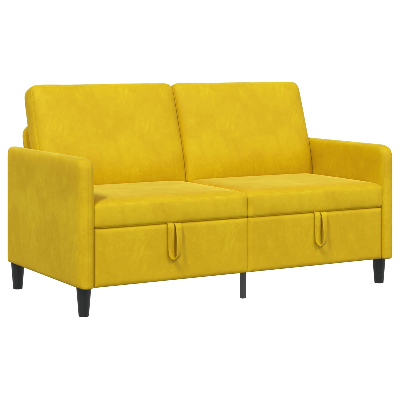 Sofa s pohranom Žuta 152 x 78 x 87 cm Poliester