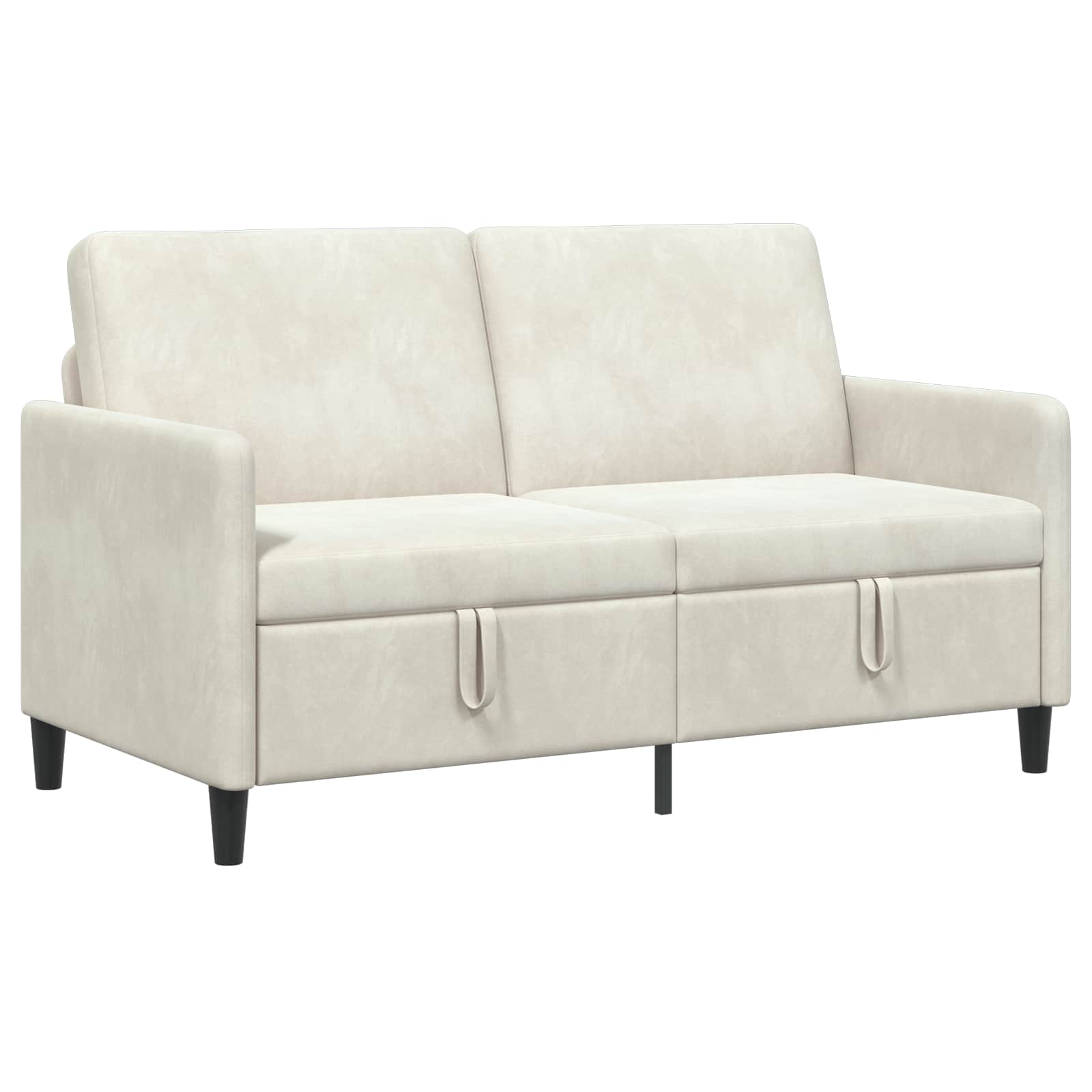 Sofa s pohranom Krem 152 x 78 x 87 cm Poliester