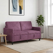 Sofa s pohranom Ljubičasta 152 x 78 x 87 cm Poliester