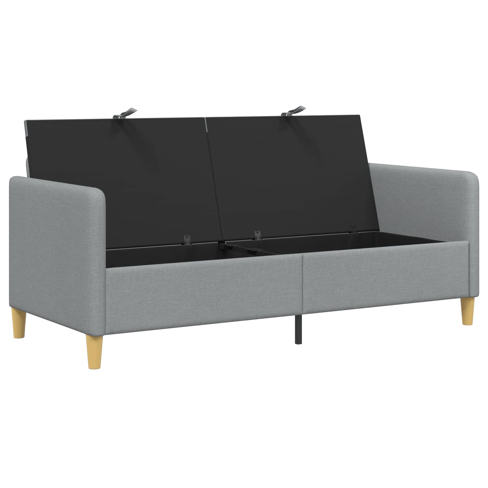 Sofa s pohranom Svjetlosiva 172 x 78 x 87 cm Poliester