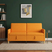 Sofa s pohranom Tamno žuta 172 x 78 x 87 cm Poliester