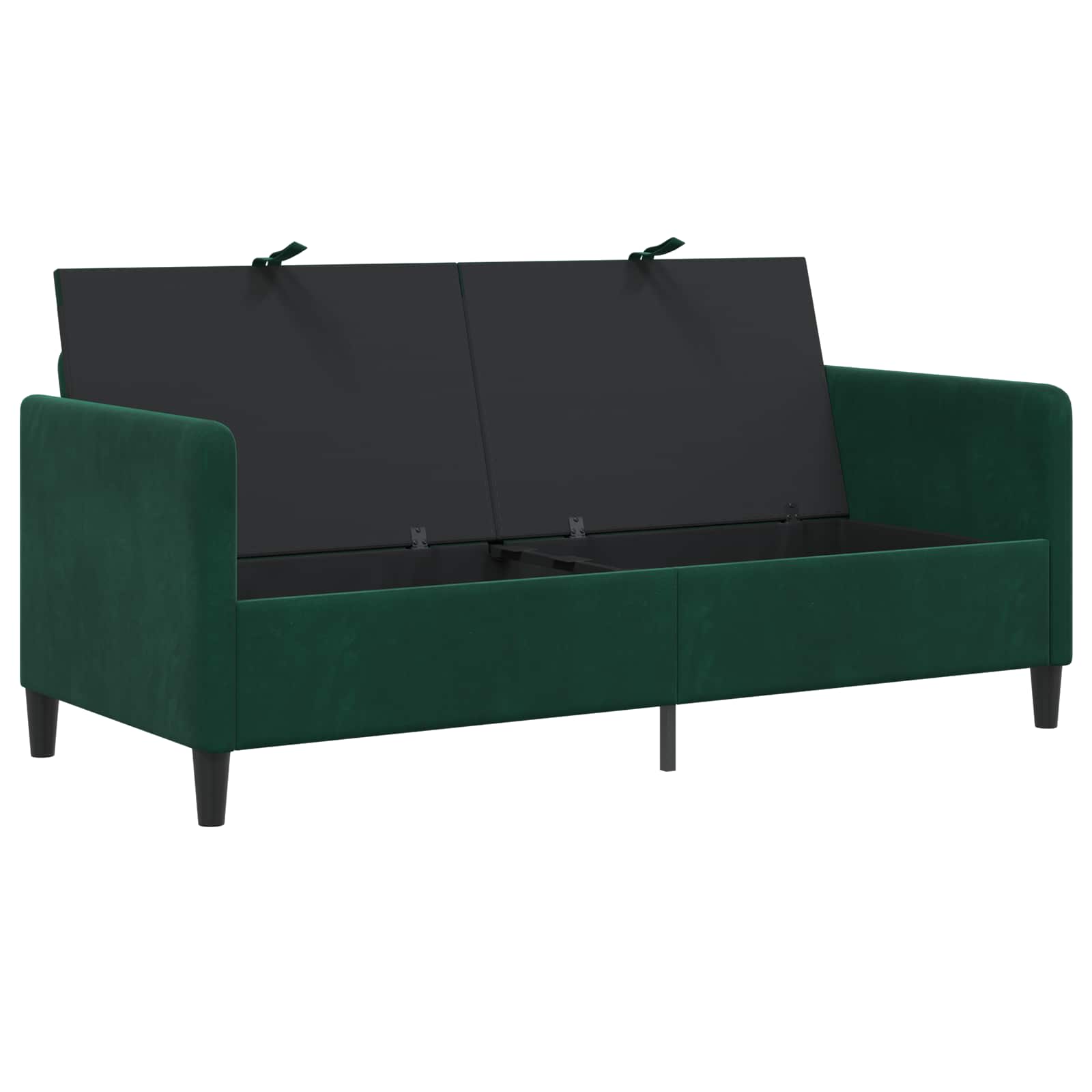 Sofa s pohranom Tamnozelena 172 x 78 x 87 cm Poliester