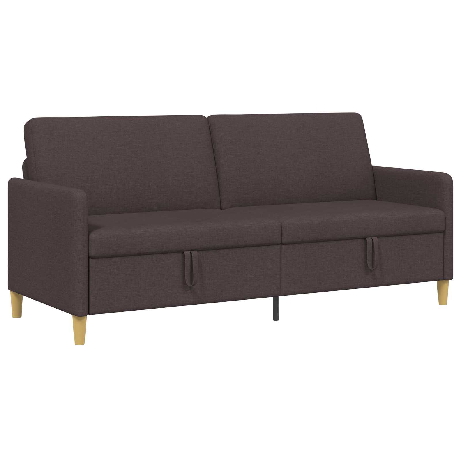 Sofa s pohranom Tamno smeđa 192 x 78 x 87 cm Poliester