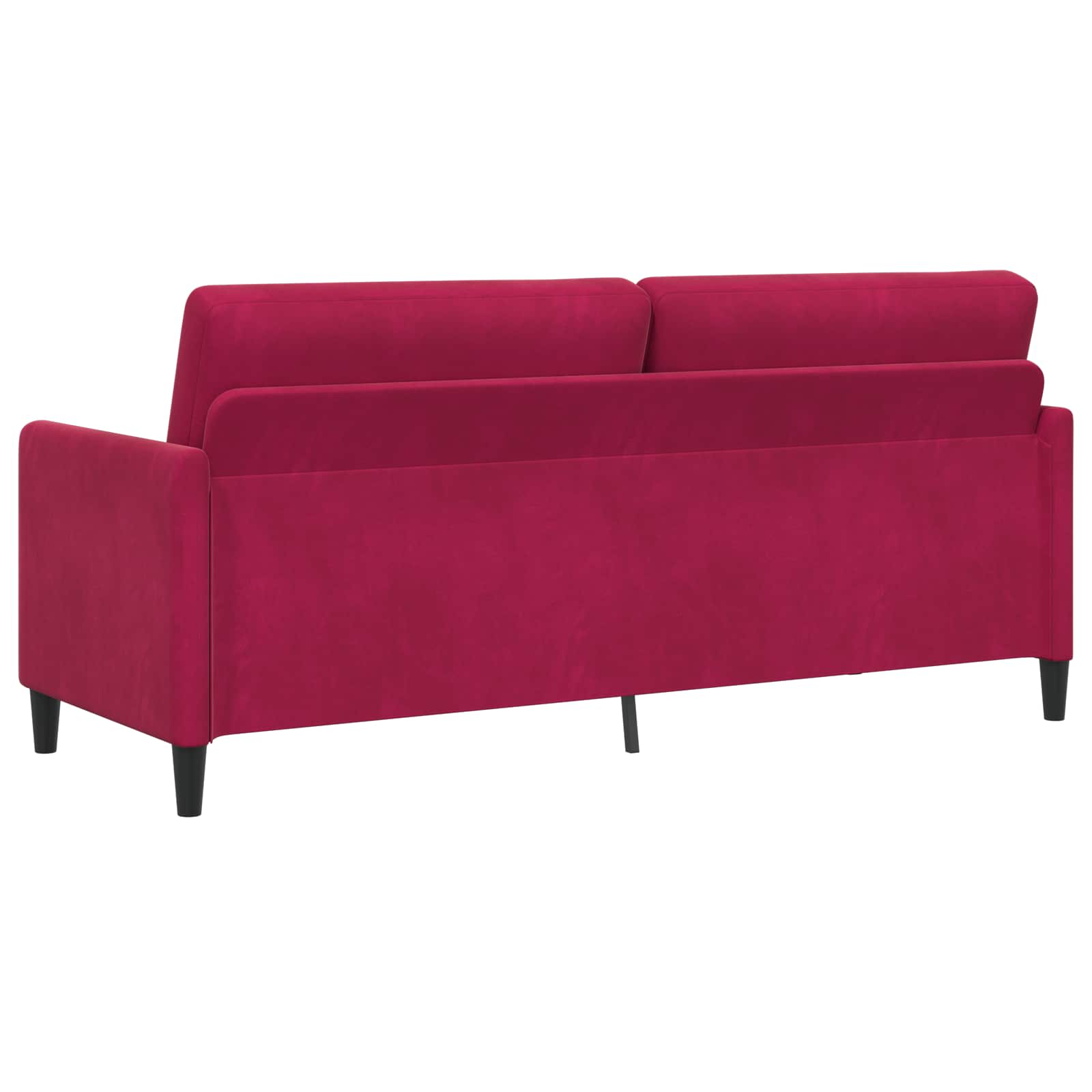 Sofa s pohranom Vinska crvena 192 x 78 x 87 cm Poliester