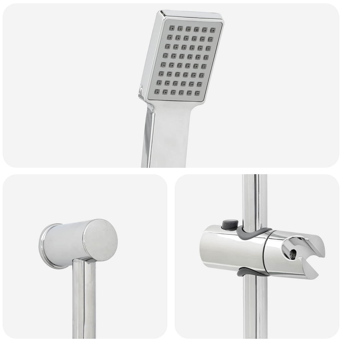 Set sustava za tuš Krom 100 cm Nehrđajući čelik