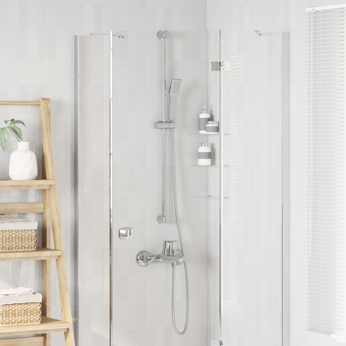 Set sustava za tuš Krom 100 cm Nehrđajući čelik