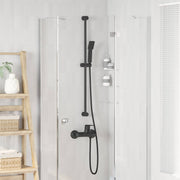 Set sustava za tuš Crna 100 cm Nehrđajući čelik