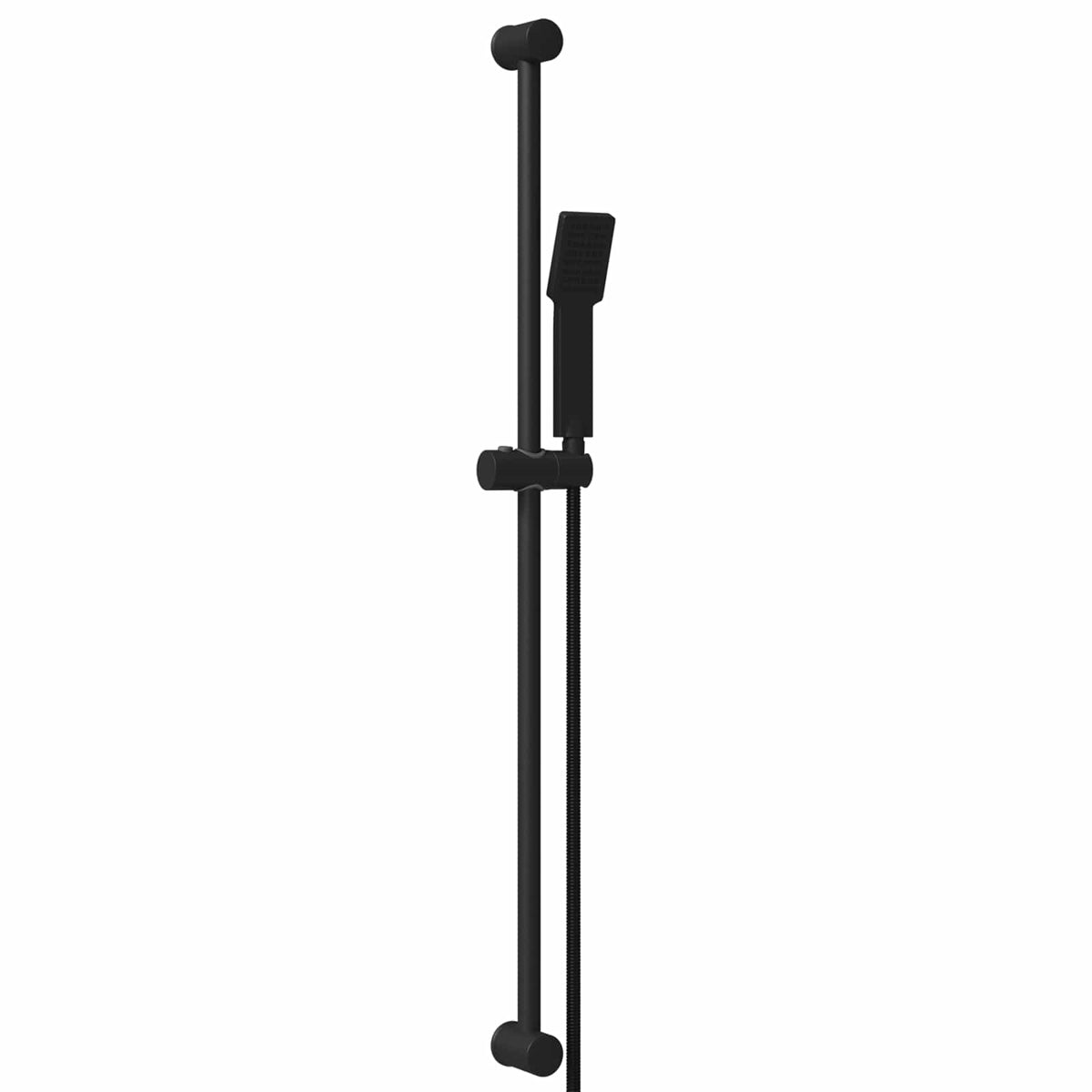 Set sustava za tuš Crna 100 cm Nehrđajući čelik