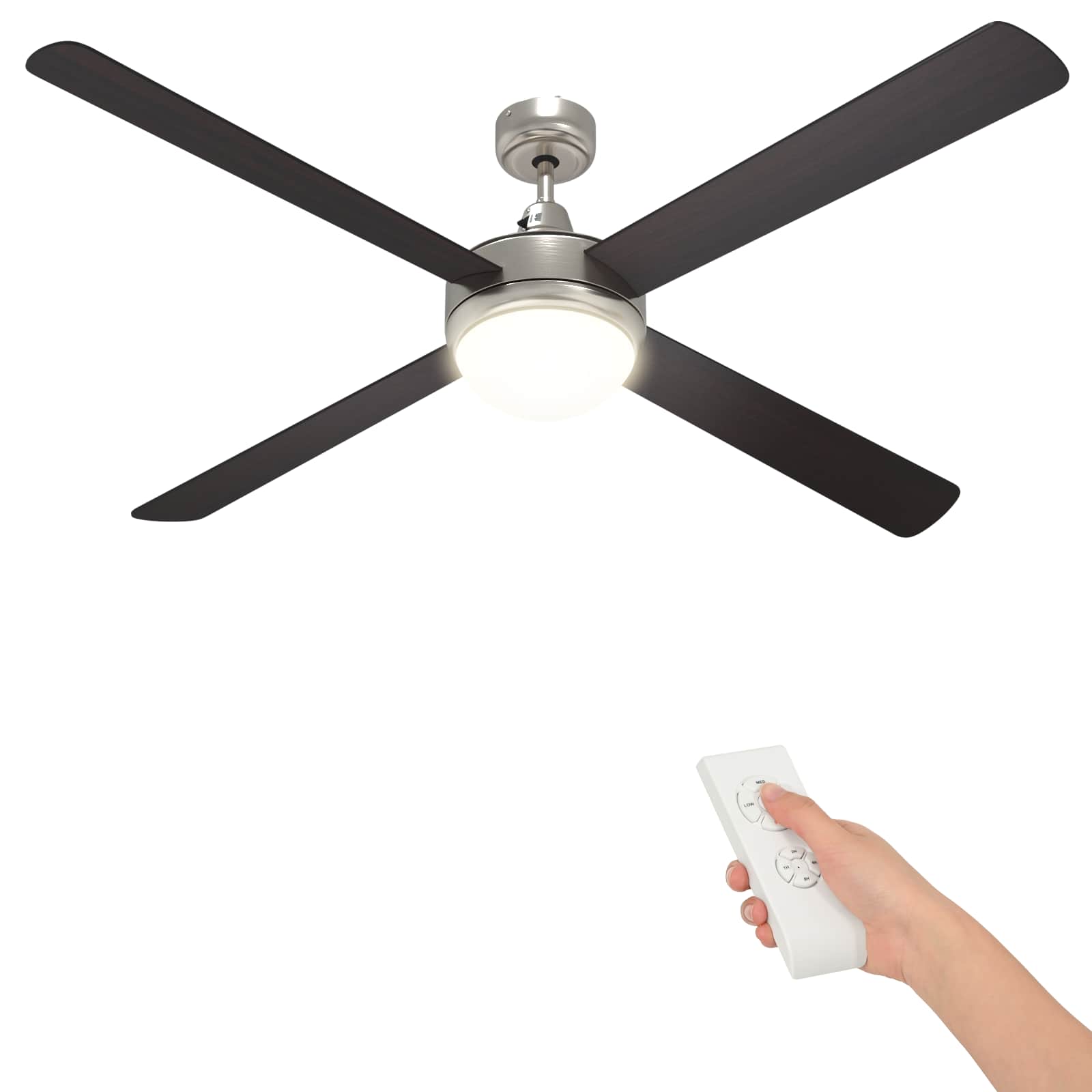 Ventilator za strop s svjetlom i daljinskim upravljačem