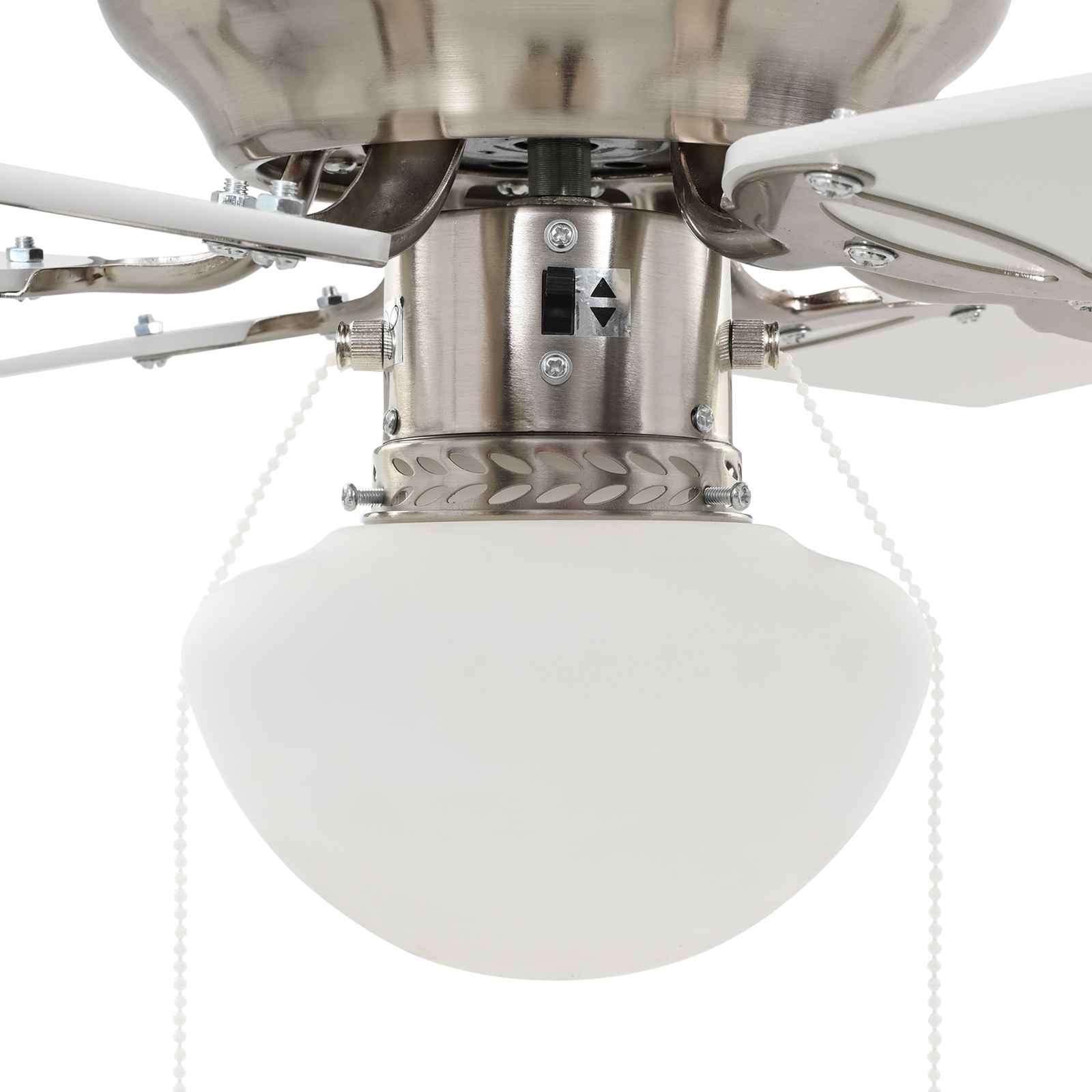 Stropni ventilator s osvjetljenjem Ø 82 cm Bijela