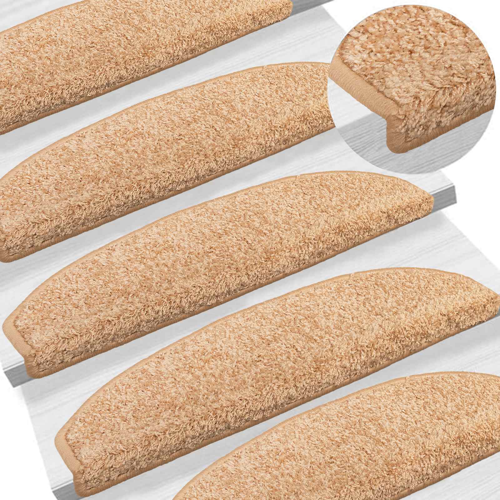 Samoljepljivi stepenasti ulošci Polukružni 15 pcs Zlatno
