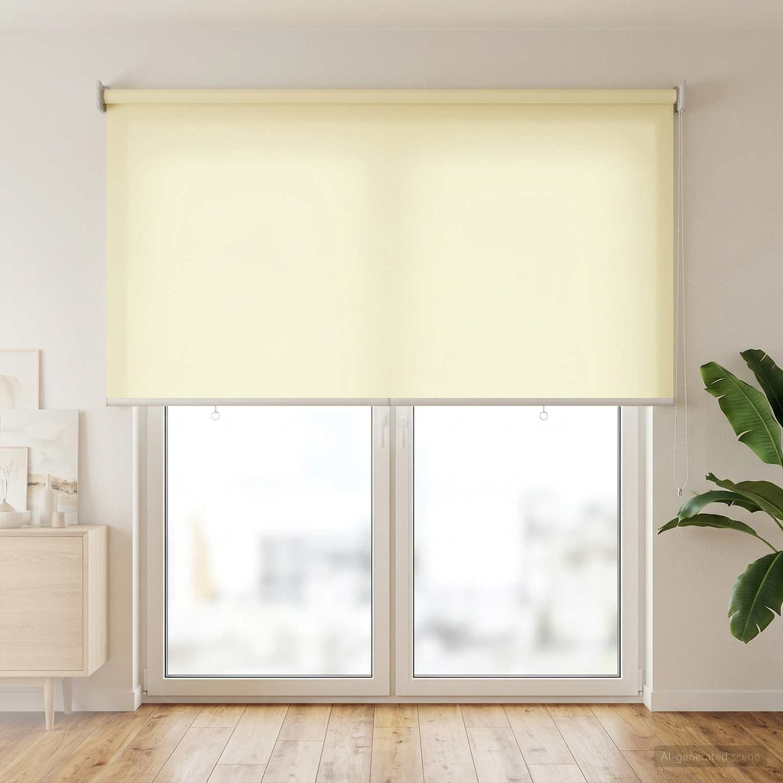 Rolo zavjesa za vanjsku uporabu s UV zaštitom Krem 100 x 230 cm