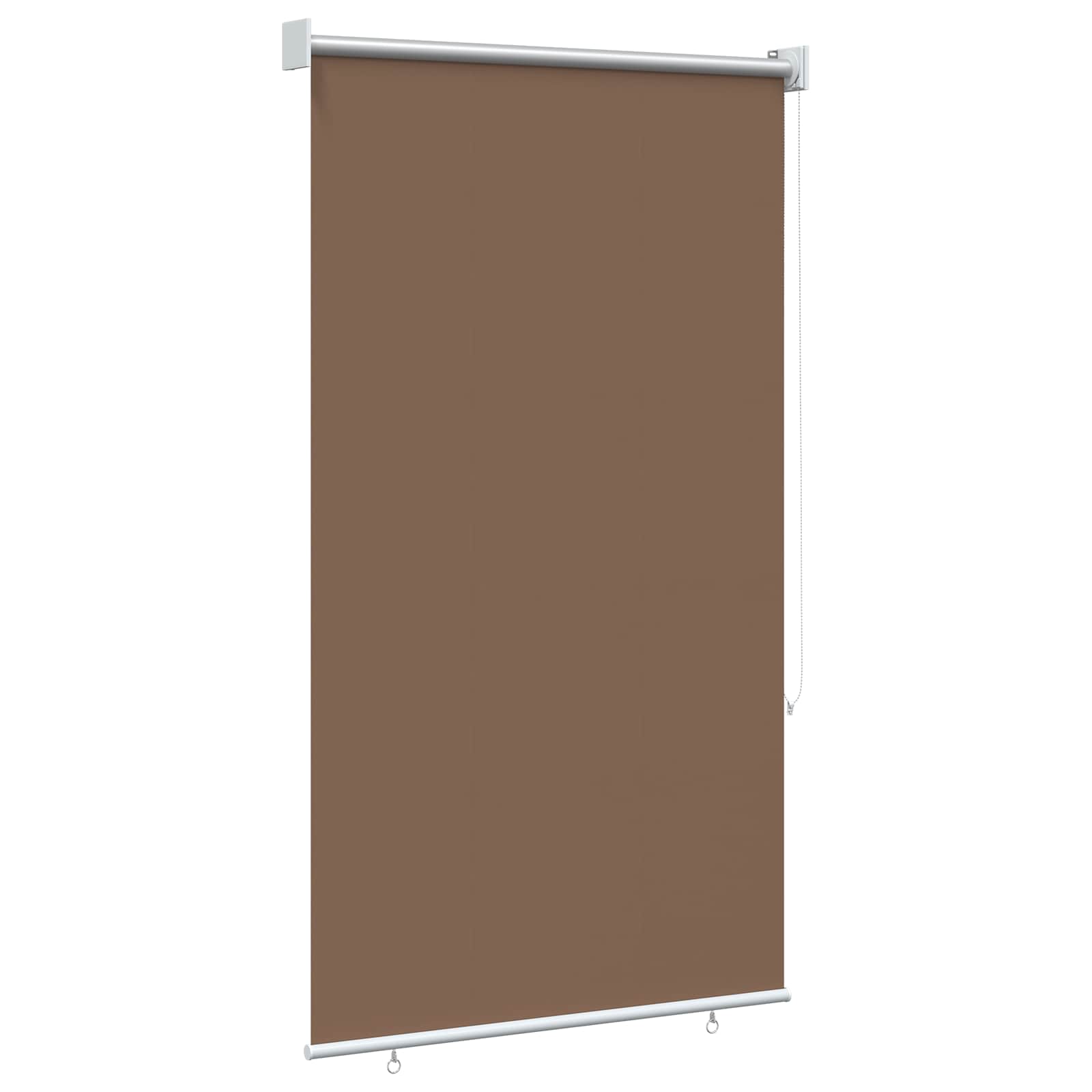 Roleta zaštita od UV zračenja Sivosmeđa 80 x 140 cm Poliester
