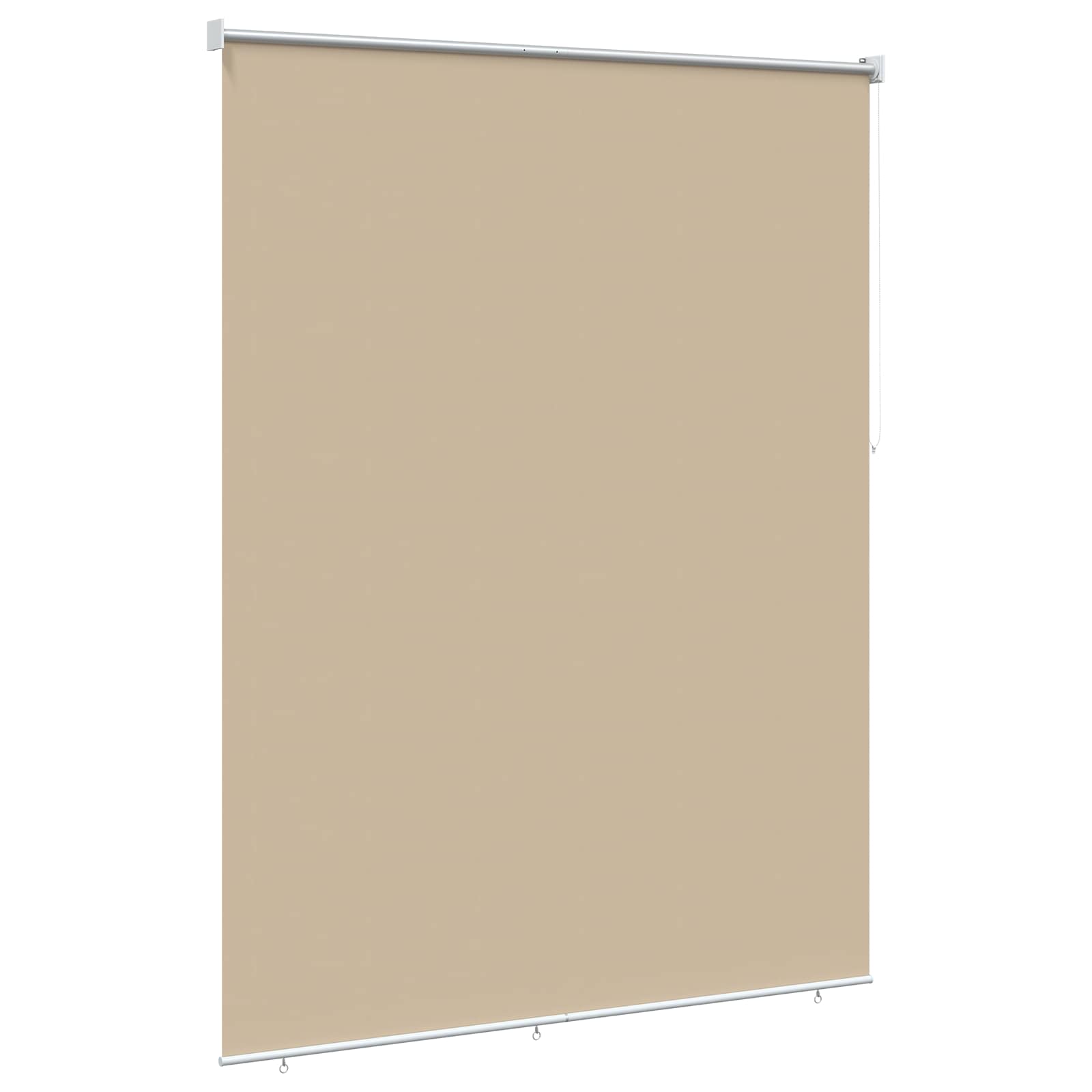 Rolo zavjesa za vanjsku uporabu s UV zaštitom Bež 160 x 140 cm